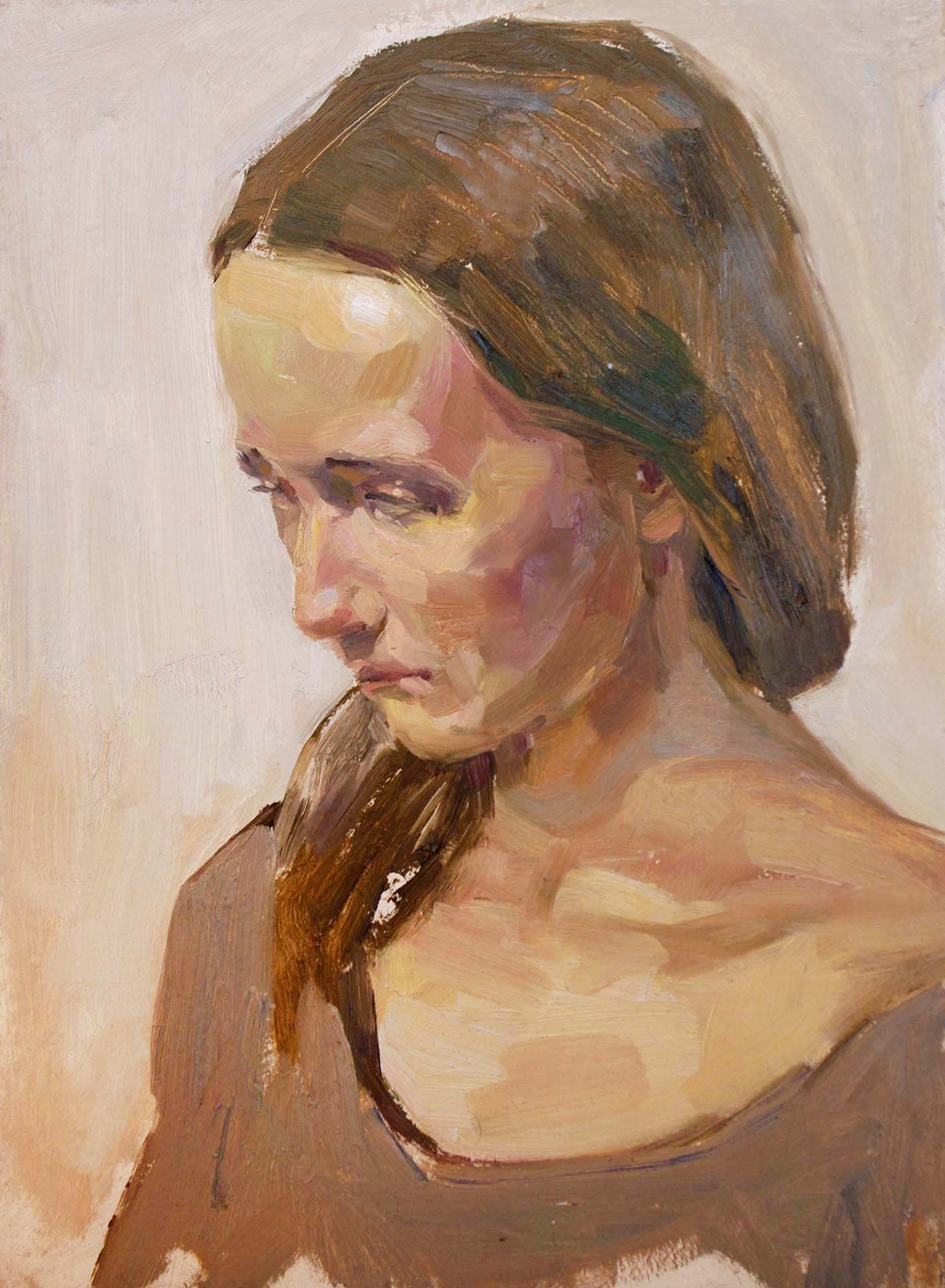 Portrait, Live Model Study 2