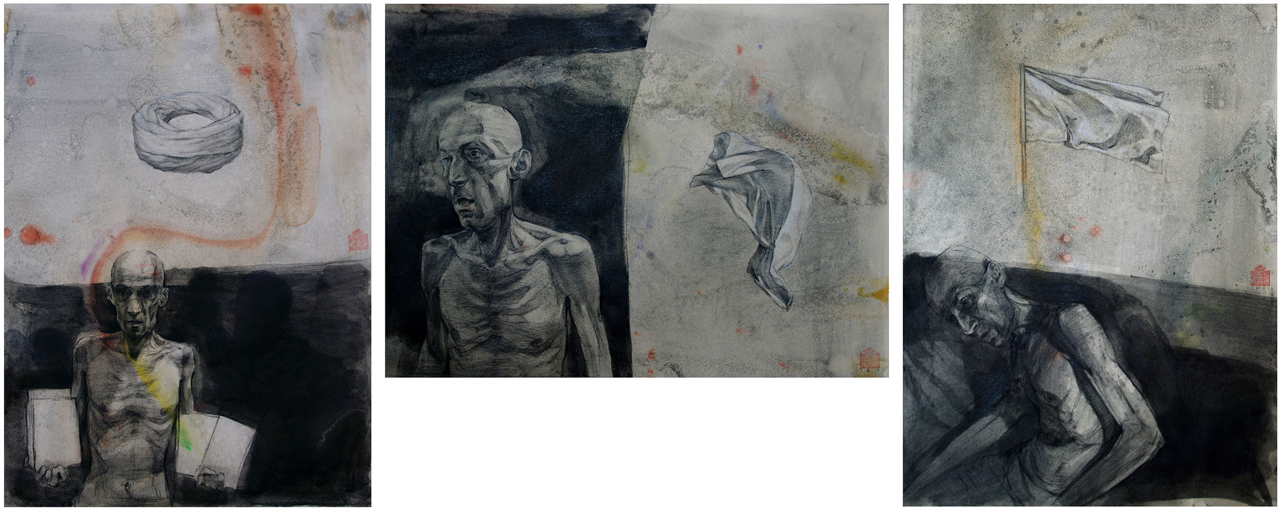 When I was sleeping (Triptych)