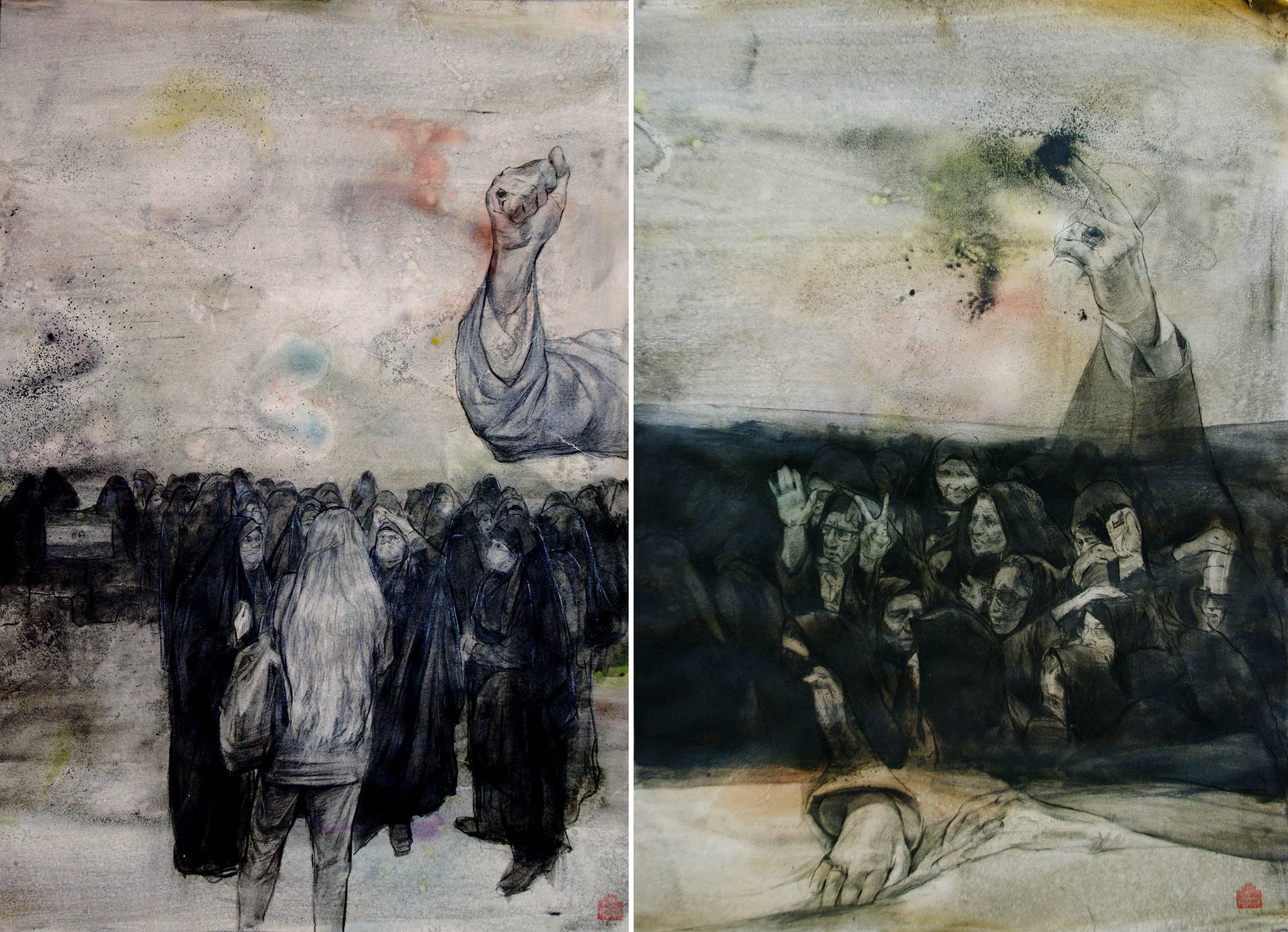 Your name will be a symbol(Diptych)