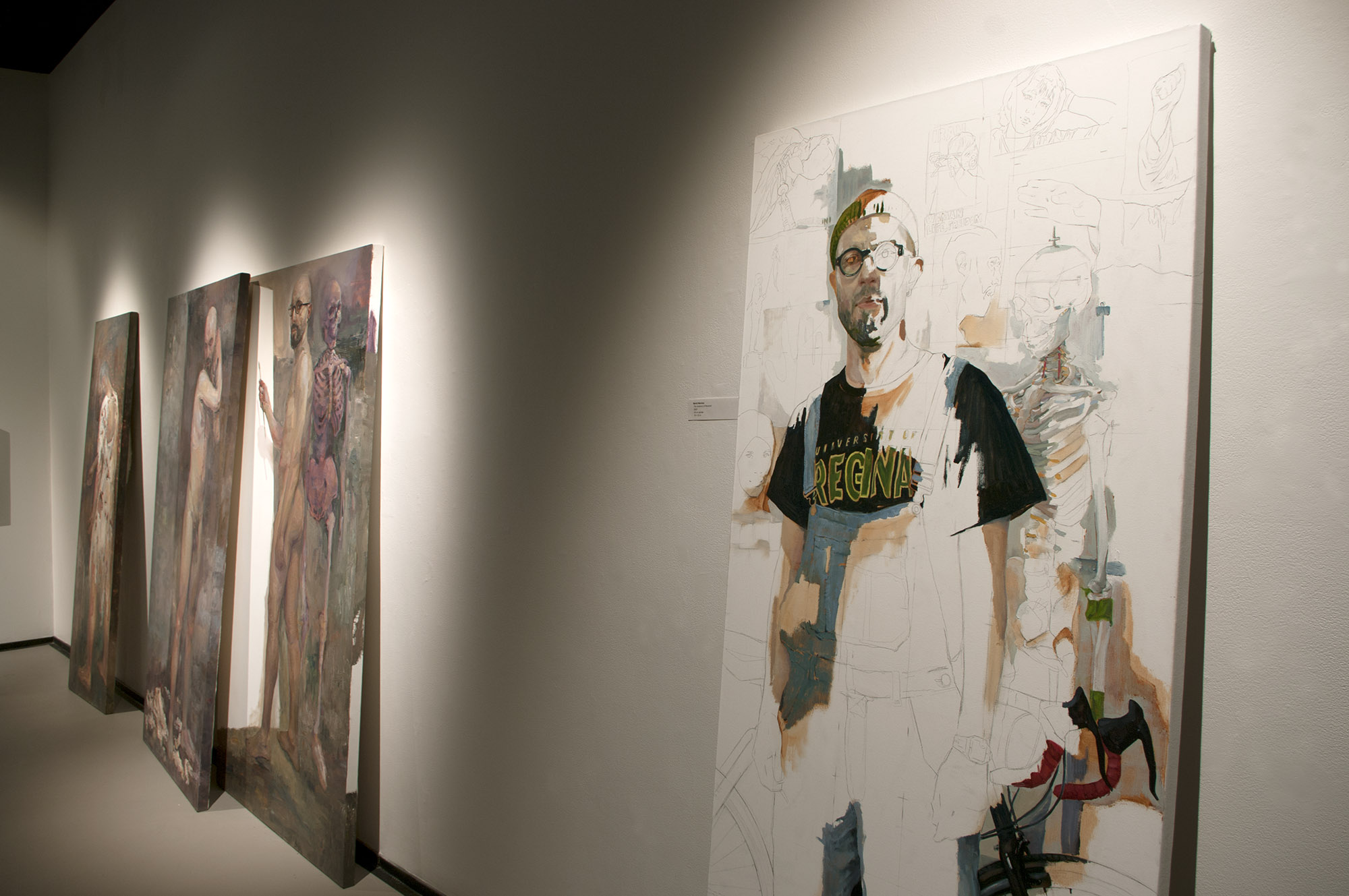 4 works, Exhibition View